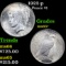 1922-p Peace Dollar $1 Grades GEM+ Unc