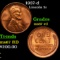 1937-d Lincoln Cent 1c Grades GEM++ Unc RD
