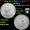 ***Auction Highlight*** 1870-p Seated Half Dollar 50c Graded au58 BY SEGS (fc)