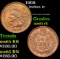 1908 Indian Cent 1c Grades GEM Unc RB