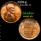 1939-p Lincoln Cent 1c Grades GEM+ Unc RB