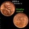 1952-s Lincoln Cent 1c Grades GEM+ Unc RB