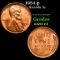 1954-p Lincoln Cent 1c Grades GEM Unc RD