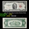 1953 $2 Red Seal United States Note Grades vf+