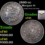 1890-cc Morgan Dollar $1 Graded xf40 By SEGS