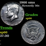 1966 sms Kennedy Half Dollar 50c Grades sp66