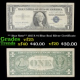 ** Star Note** 1957A $1 Blue Seal Silver Certificate Grades vf+