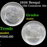 1926 Sesqui Old Commem Half Dollar 50c Grades Choice Unc