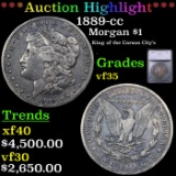 ***Auction Highlight*** 1889-cc Morgan Dollar $1 Graded vf35 By SEGS (fc)