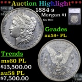 ***Auction Highlight*** 1884-s Morgan Dollar $1 Graded au58+ PL By SEGS (fc)