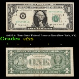 1963B $1 'Barr Note' Federal Reserve Note (New York, NY) Grades vf+