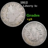 1912 Liberty Nickel 5c Grades vg, very good