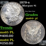 1879-s Morgan Dollar $1 Grades Choice Unc+ PL