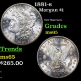 1881-s Morgan Dollar $1 Grades GEM Unc