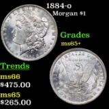 1884-o Morgan Dollar $1 Grades GEM+ Unc