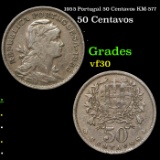 1954 Portugal 50 Centavos KM-577 Grades vf++