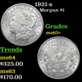 1921-s Morgan Dollar $1 Grades Select+ Unc