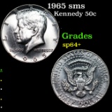 1965 sms Kennedy Half Dollar 50c Grades sp64+