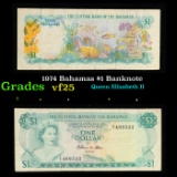 1974 Bahamas $1 Banknote Grades vf+