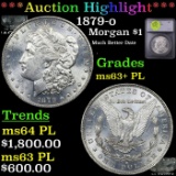 ***Auction Highlight*** 1879-o Morgan Dollar $1 Graded ms63+ PL BY SEGS (fc)