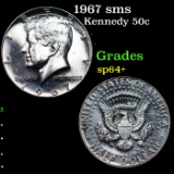 1967 sms Kennedy Half Dollar 50c Grades sp64+