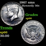 1967 sms Kennedy Half Dollar 50c Grades sp66
