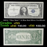 1957A **Star Note** $1 Blue Seal Silver Certificate Grades vf+