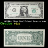 1963B $1 'Barr Note' Federal Reserve Note Grades vf+