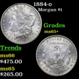 1884-o Morgan Dollar $1 Grades GEM+ Unc