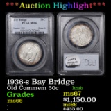 ***Auction Highlight*** PCGS 1936-s Bay Bridge Old Commem Half Dollar 50c Graded ms66 By PCGS (fc)