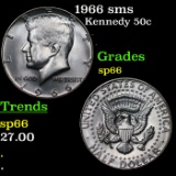 1966 sms Kennedy Half Dollar 50c Grades sp66