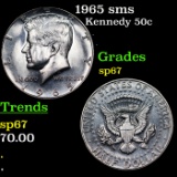 1965 sms Kennedy Half Dollar 50c Grades sp67