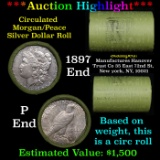 ***Auction Highlight*** Manufactures Hanover Trust Shotgun 1897 & 'P' Ends Mixed Morgan/Peace Silver