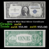 1935a $1 Blue Seal Silver Certificate Grades Choice AU/BU Slider
