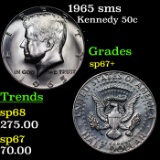 1965 sms Kennedy Half Dollar 50c Grades sp67+