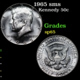 1965 sms Kennedy Half Dollar 50c Grades sp65