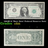 1963B $1 'Barr Note' Federal Reserve Note Grades vf+