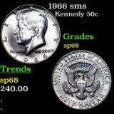 1966 sms Kennedy Half Dollar 50c Grades sp68