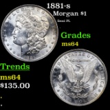 1881-s Morgan Dollar $1 Grades Choice Unc