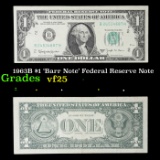 1963B $1 'Barr Note' Federal Reserve Note Grades vf+