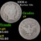 1908-o Barber Half Dollars 50c Grades g+