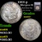 1885-p Morgan Dollar $1 Grades Choice AU/BU Slider