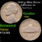 1942-p Jefferson Nickel Mint Error 5c Grades vf++