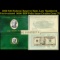 1999 $20 Federal Reserve Note, Low Numbered Uncirculated 2000 BEP Folio Issue Grades Gem CU