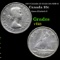1957 Canada 10 Cents 10c KM-51 Grades vf+