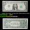 1963B **Star Note** $1 'Barr Note' Federal Reserve Note Grades vf+