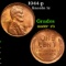1944-p Lincoln Cent 1c Grades GEM++ RB