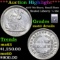 ***Auction Highlight*** 1837 No Stars, Small Date Seated Liberty Half Dime 1/2 10c Graded ms63 detai