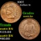 1907 Indian Cent 1c Grades Choice Unc BN