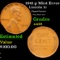 1941-p Lincoln Cent Mint Error 1c Grades Choice AU/BU Slider
